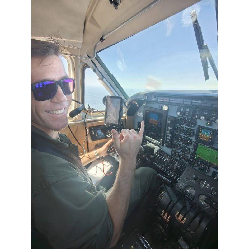 PJ finishing up flight school in Corpus Christi, TX.