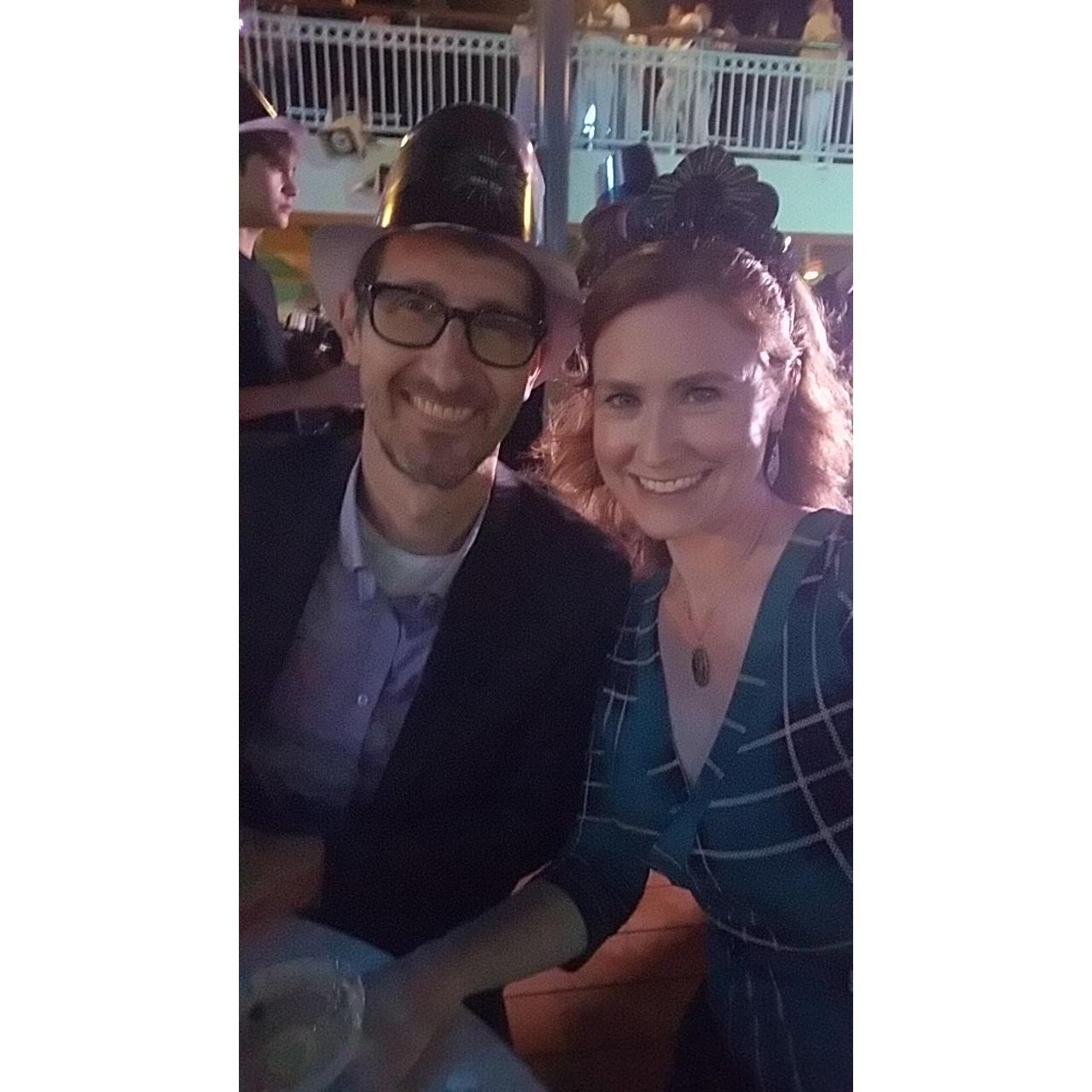 The night we got engaged!