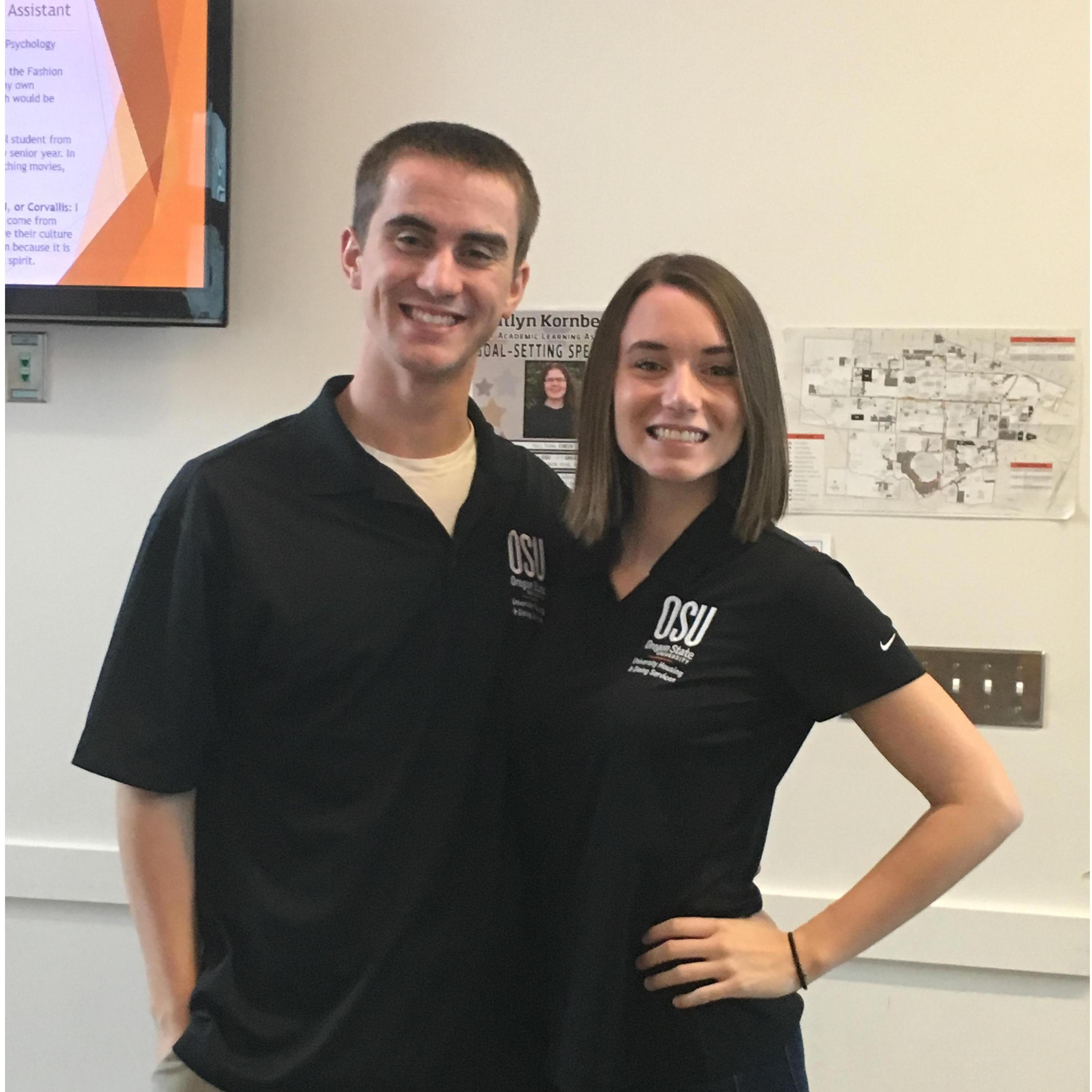 Working as RAs our Junior year - Feb 2016