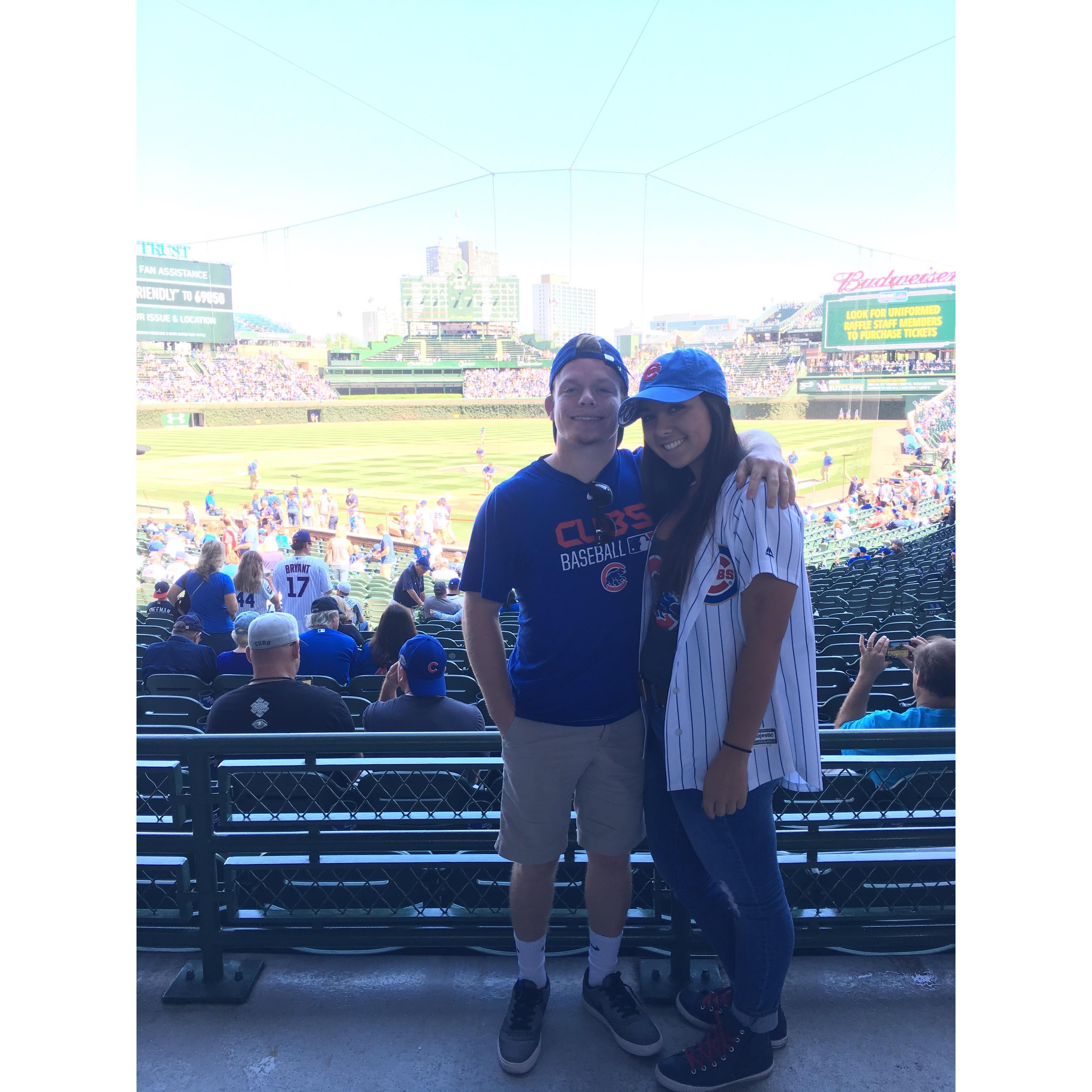 The first of many Cubs games