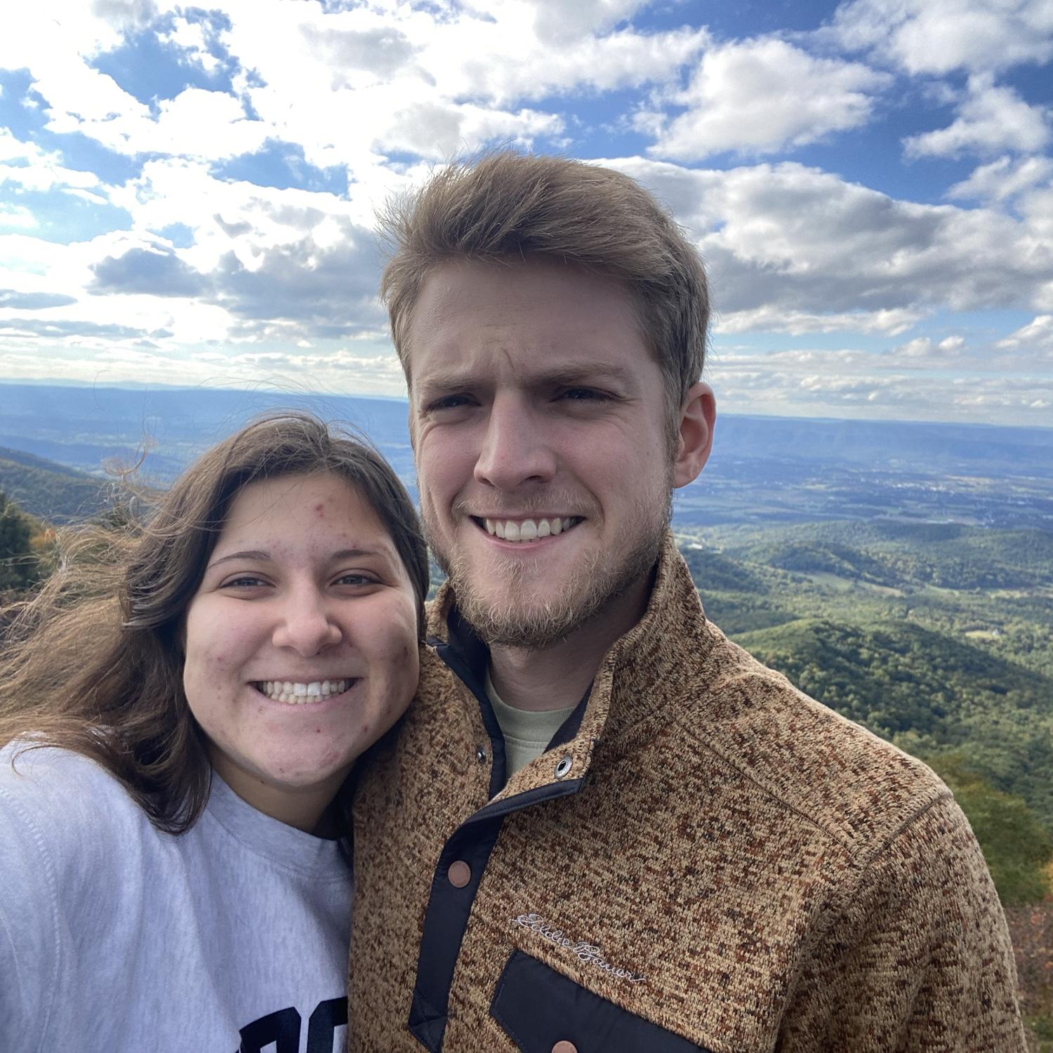 A quick pic on Skyline Drive!
