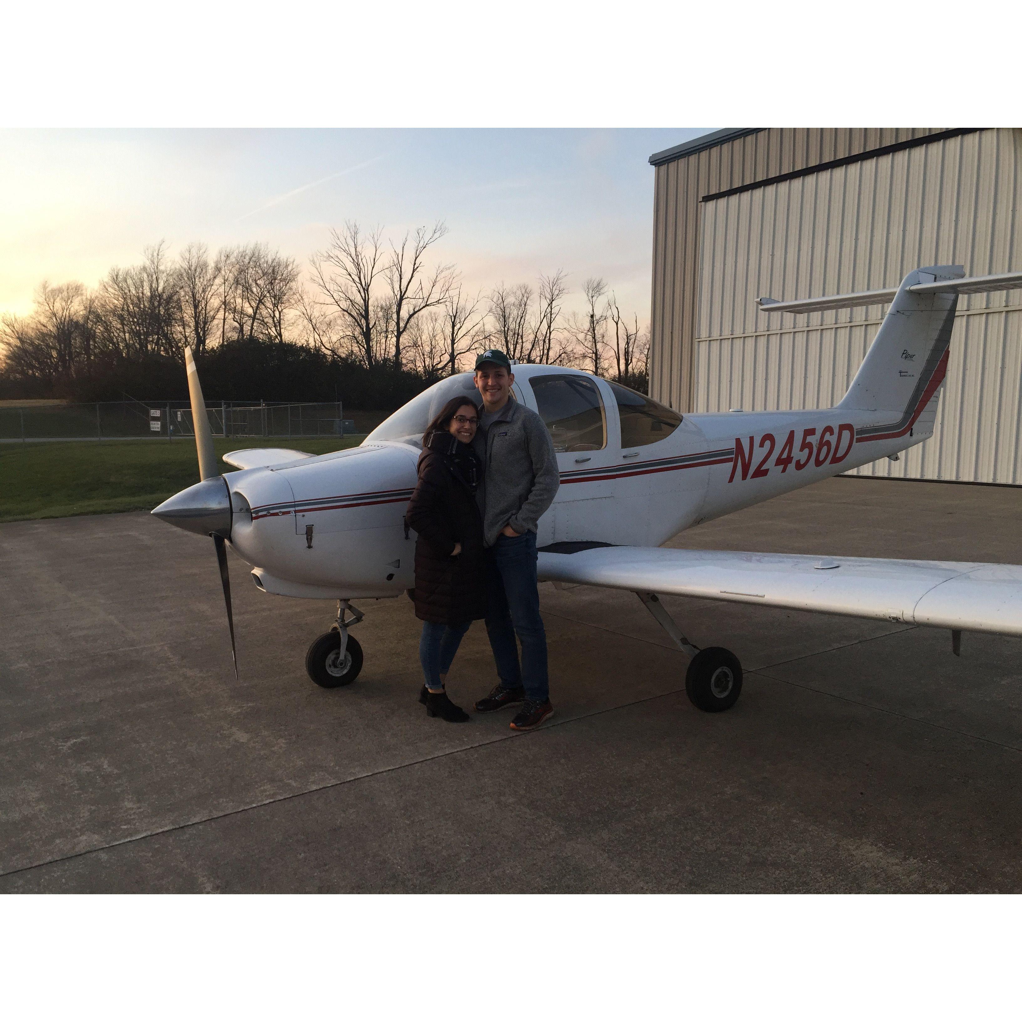 Drew flying around town (November 2019)