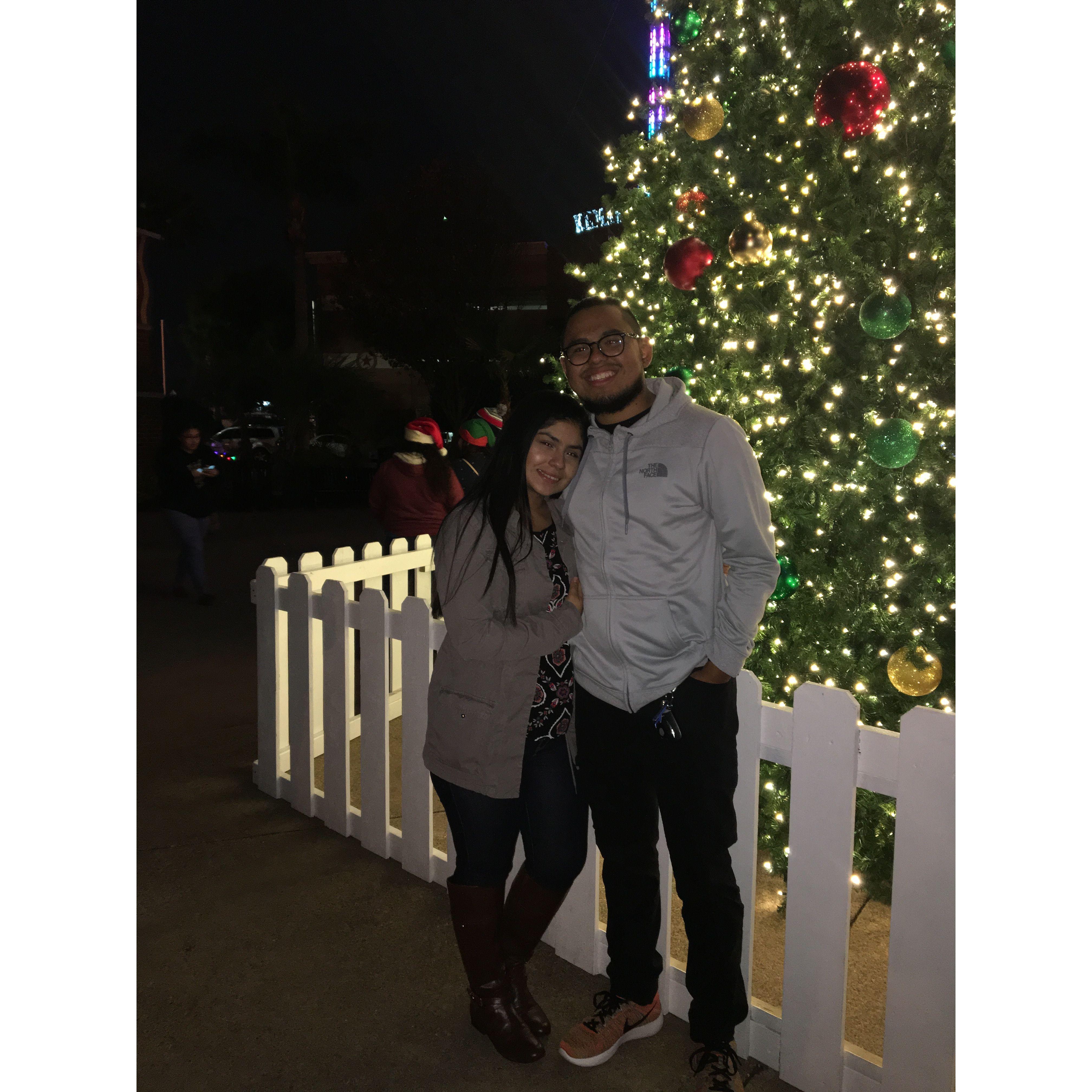 Roger and Edenia's first Christmas together!