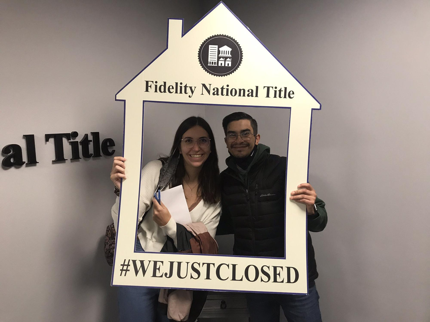 We bought our first house together!