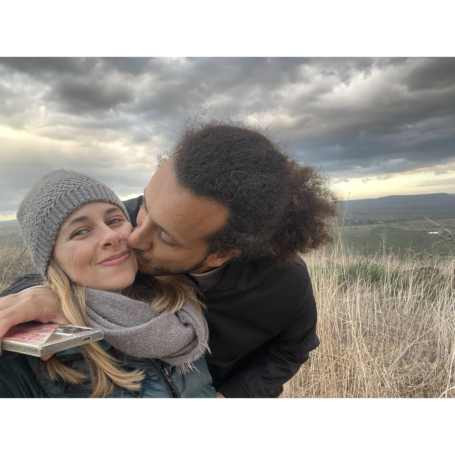 On a trip to the North of Israel. We absolutely love traveling in the North- it's our favorite! Maybe we'll move there one day.