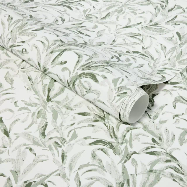 Branch Olive Green - Threshold™ designed with Studio McGee: Removable Vinyl Wallpaper, Self-Adhesive, 198" x 20"