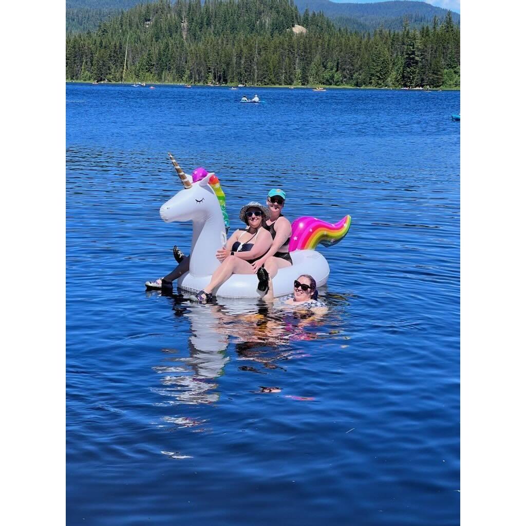 Lake Days with Julien the unicorn