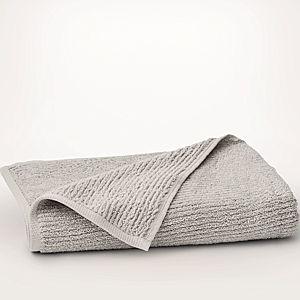 Turkish Ribbed Bath Towel - Pewter
