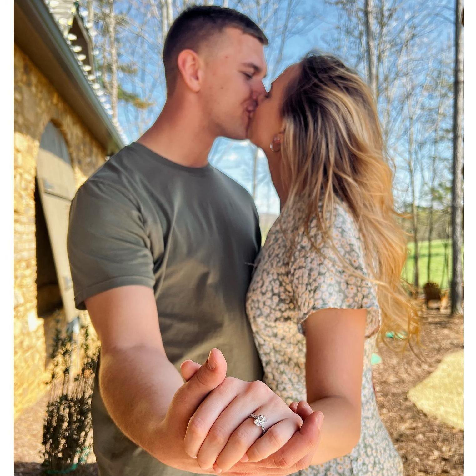 The day we got engaged!