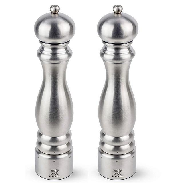 Peugeot Paris Chef u'Select Stainless Steel 12" Pepper & Salt Mill Set