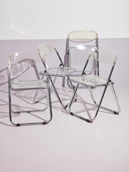 Lucite Folding Chair