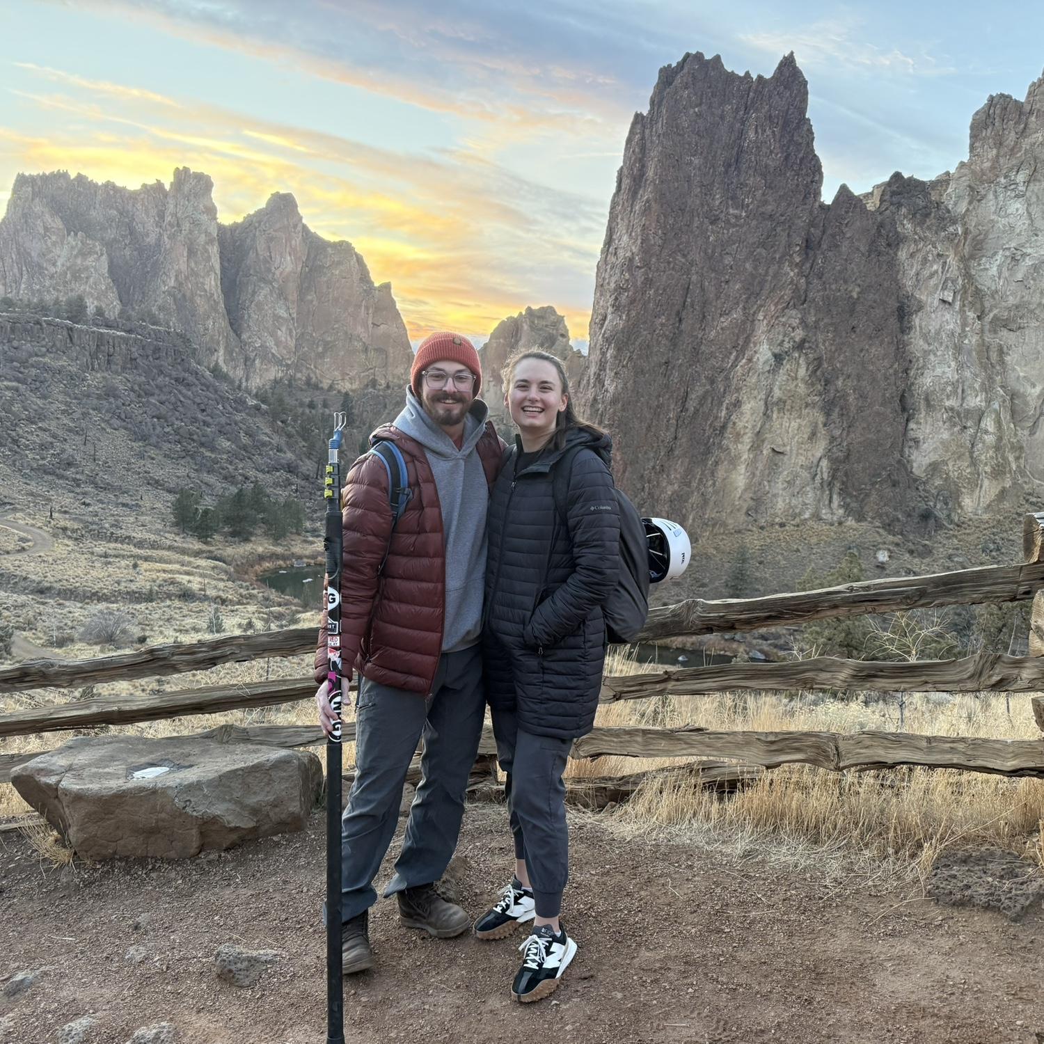 Rock Climbing at Smith Rock last September!