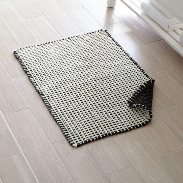 Koya Waffle Fringe Bath Mat 2'x6'