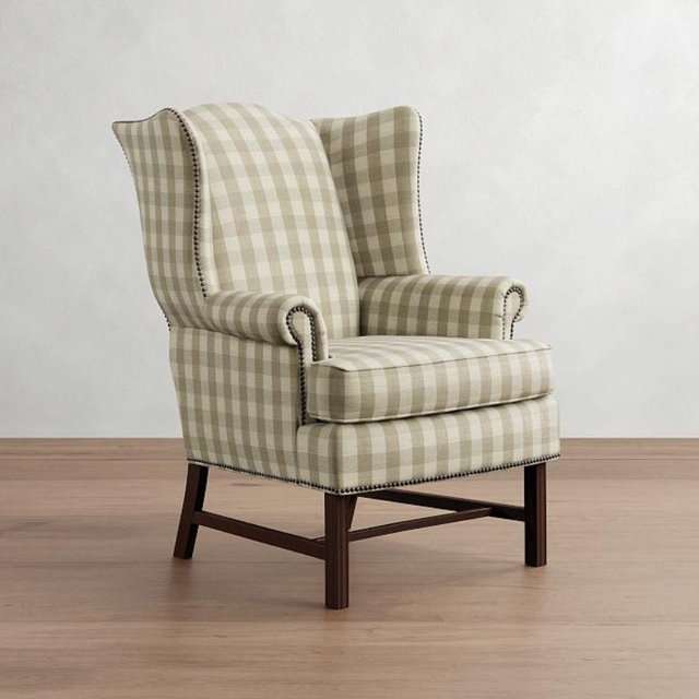 Antique Wingback Chair Reupholstery