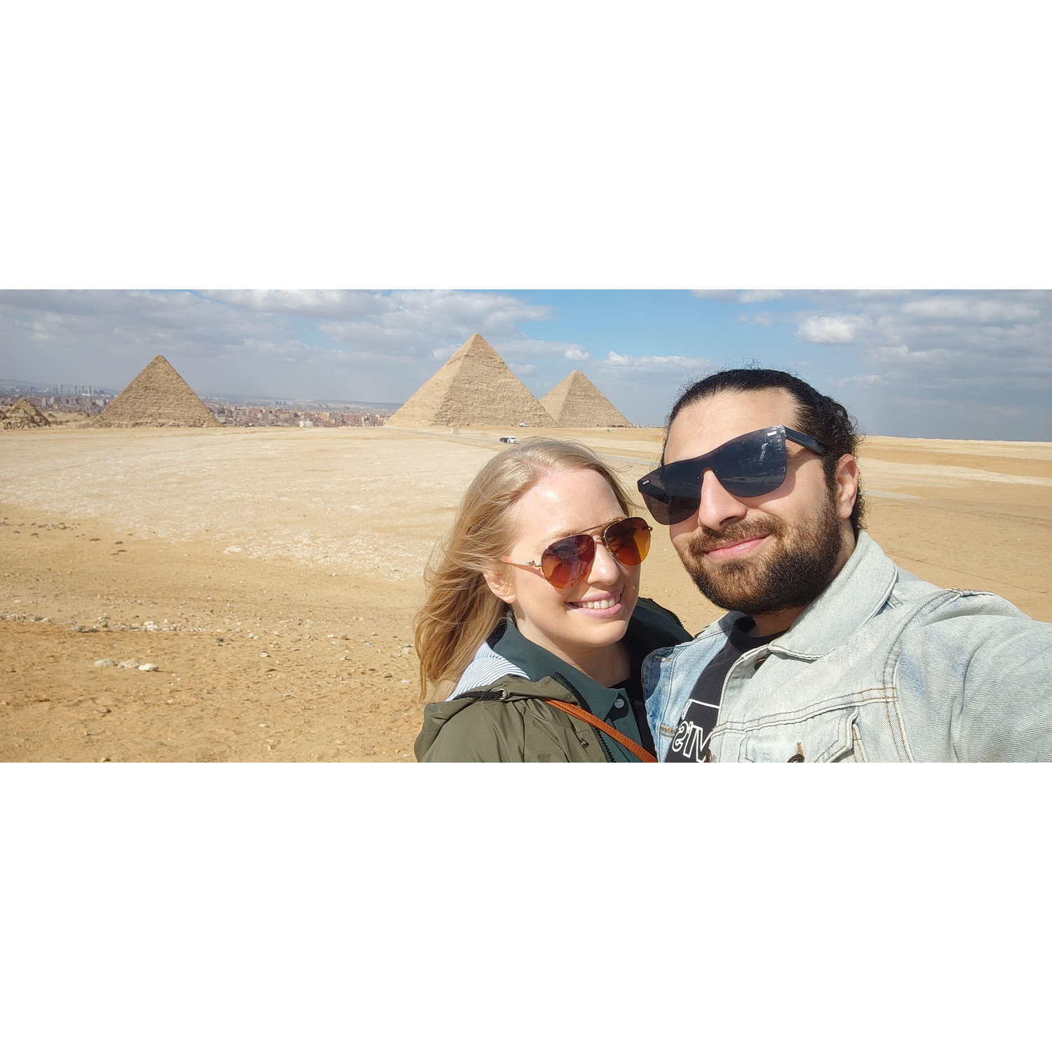Genna's first trip to Egypt in January 2022.