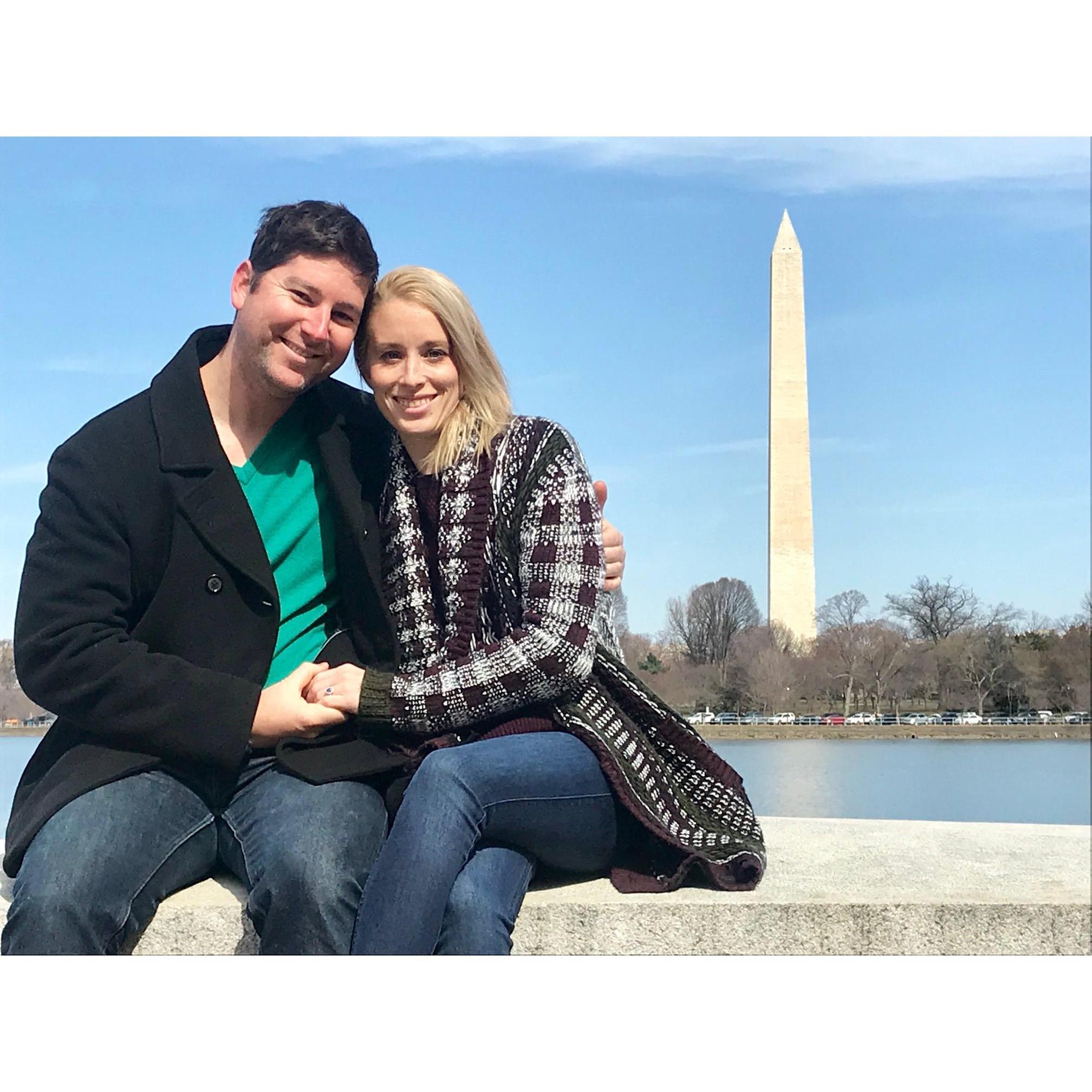 Our new home together after the engagement
