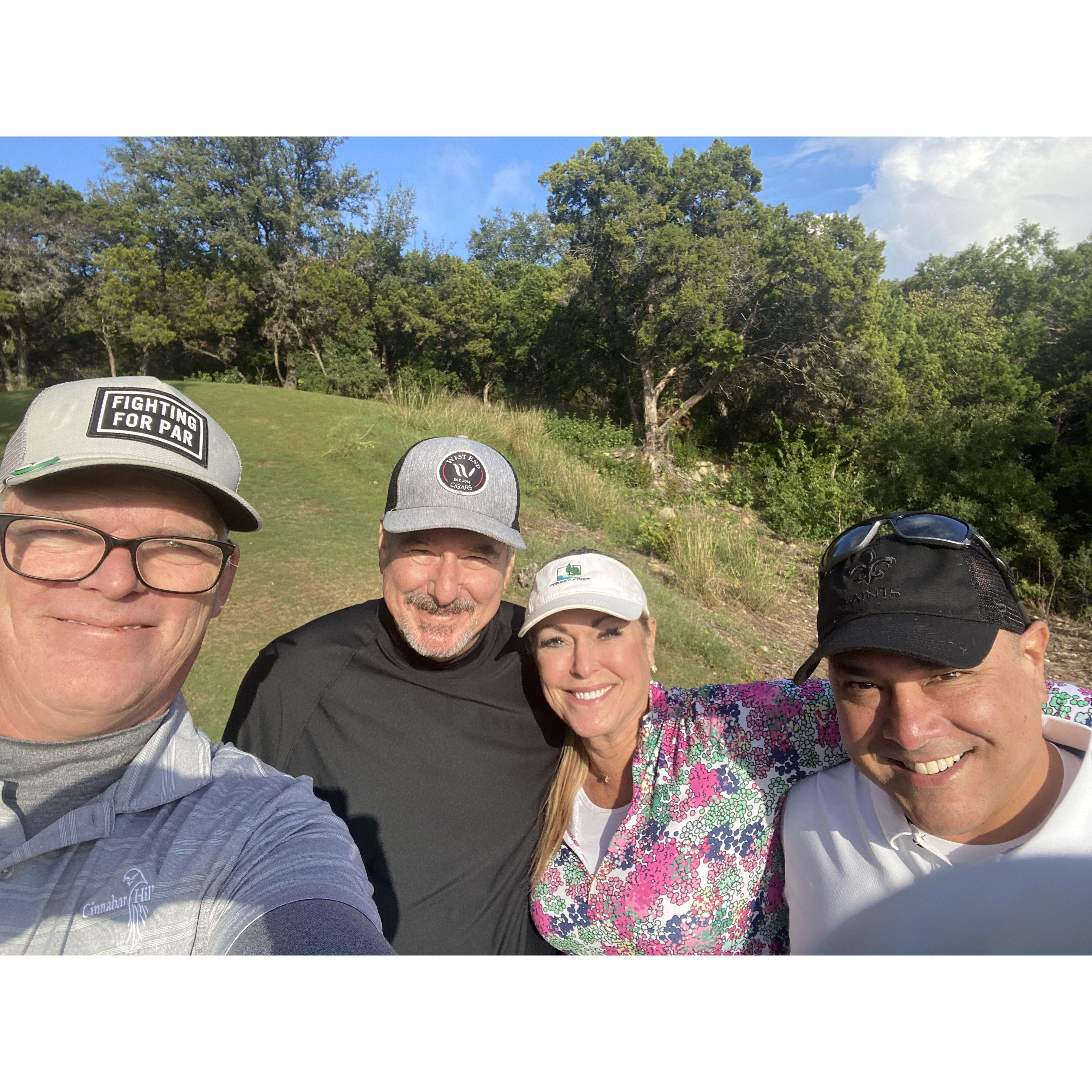 Another beautiful golf outing in Austin with our bud, Eric!