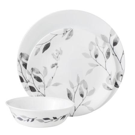 Corelle® Boutique™ Misty Leaves 12-pc Dinnerware Set