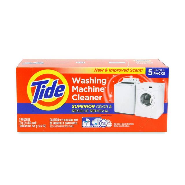Tide High Efficiency Washing Machine Cleaner - 5ct