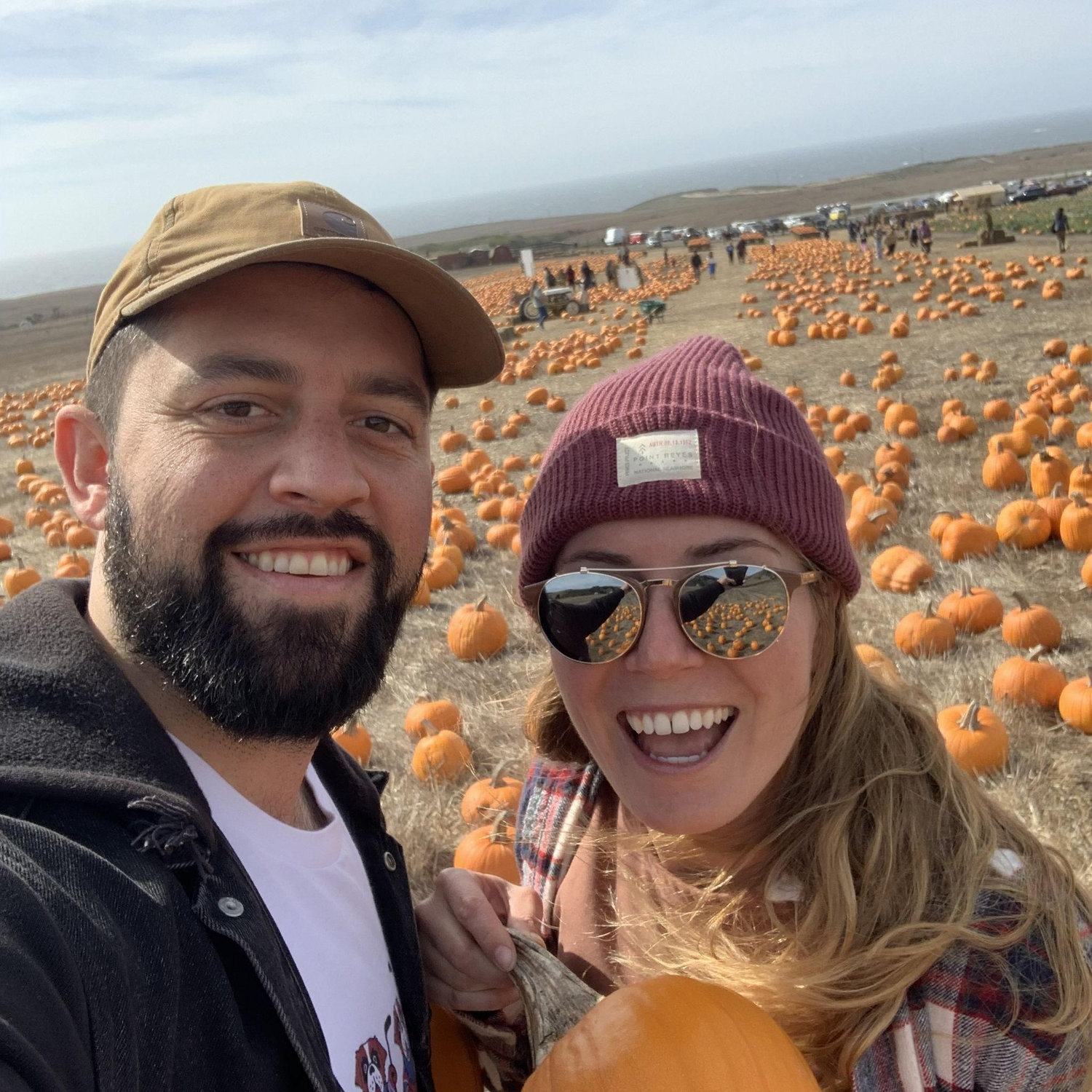 Our first photo together.
