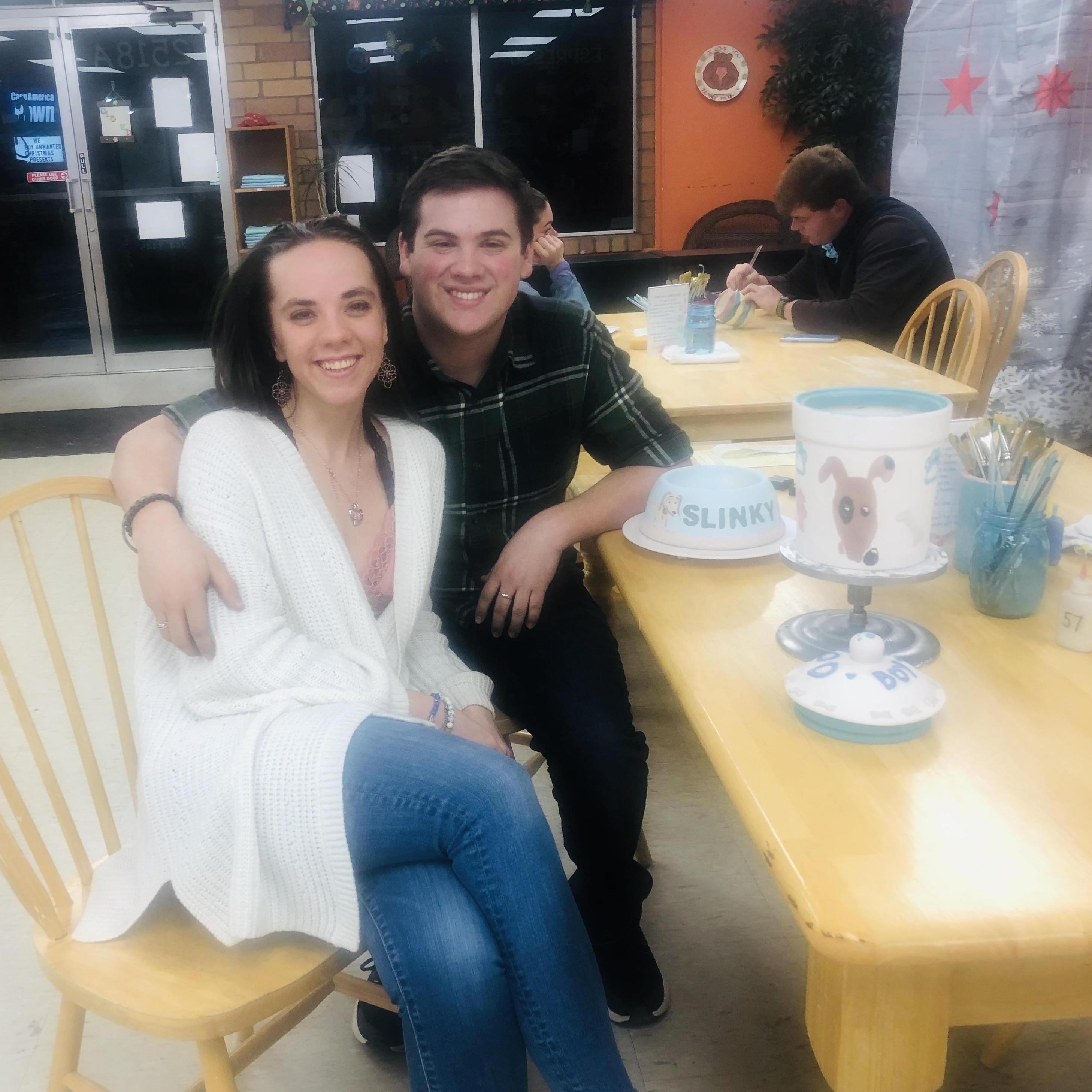 Pottery painting in Greenville.