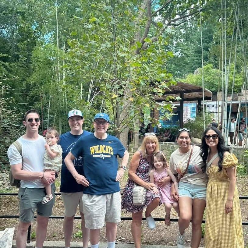 Got to visit the pandas together