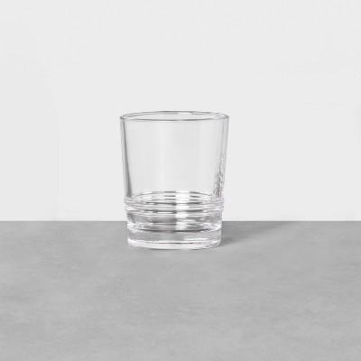7.5oz Double Banded Glass Drinkware Short - Hearth & Hand™ with Magnolia
