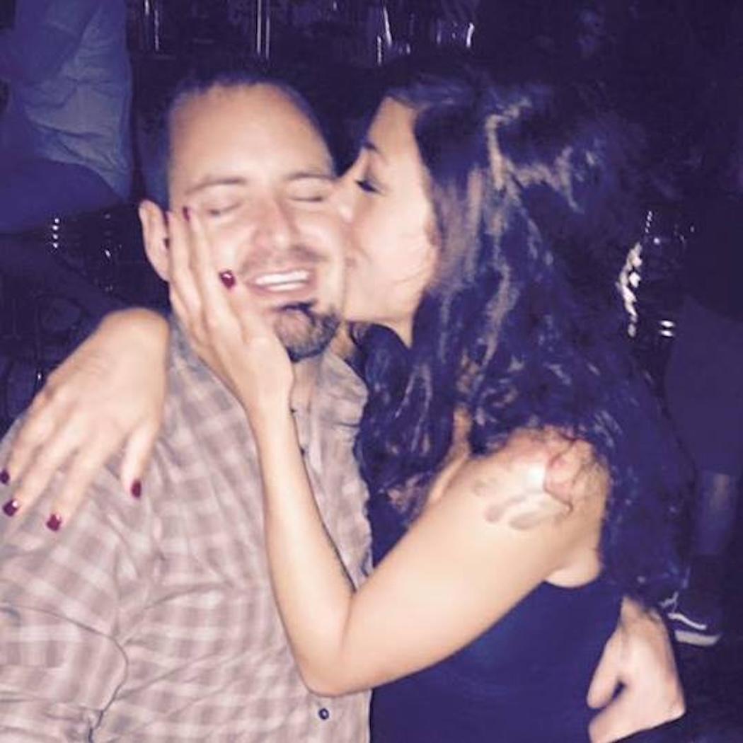 This might be our first pic. We're at Barleycorns! Jonnie remembers sobbing to Casey in the bathroom about how much she liked Andy. "I just hope he feels the same way." He did.