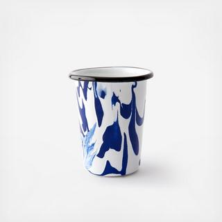 Swirl Enamelware Short Tumbler, Set of 4