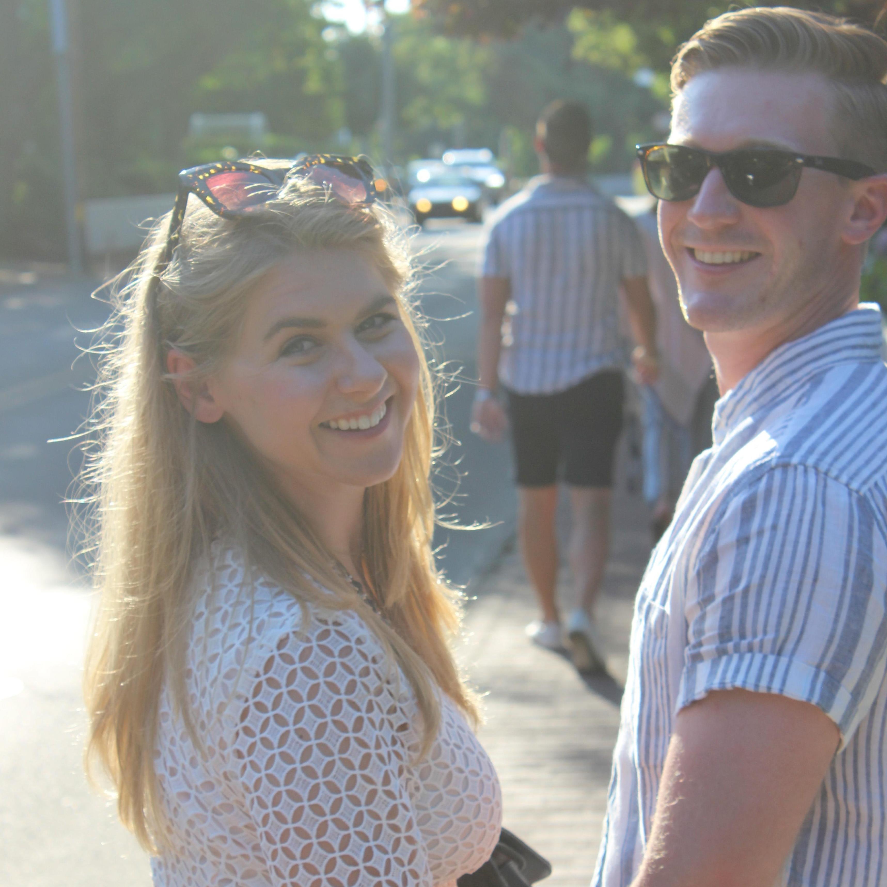 Natia and Nick on Martha's Vineyard