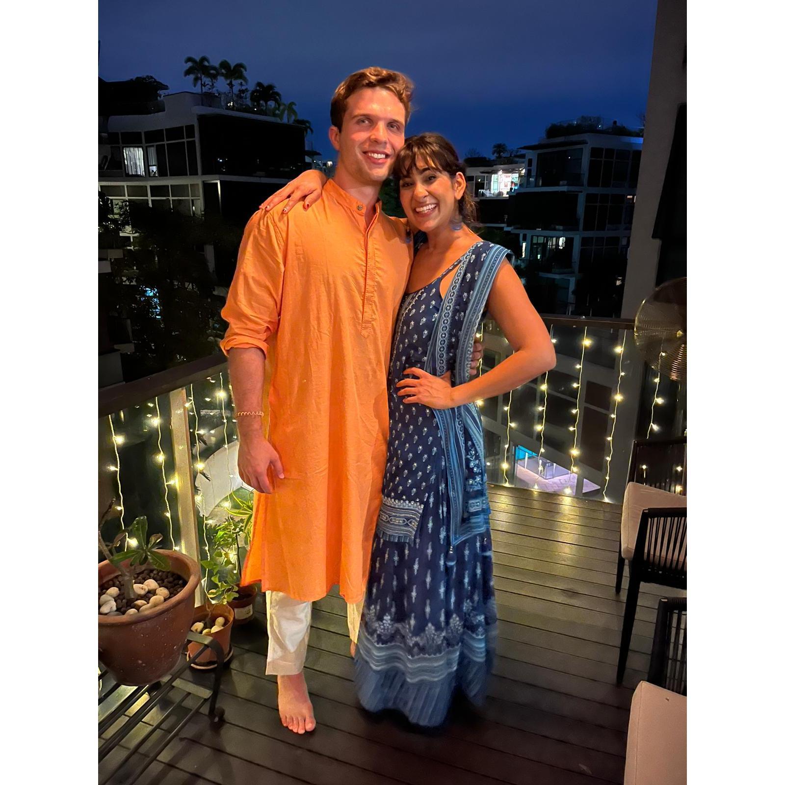First Diwali, taken in Singapore