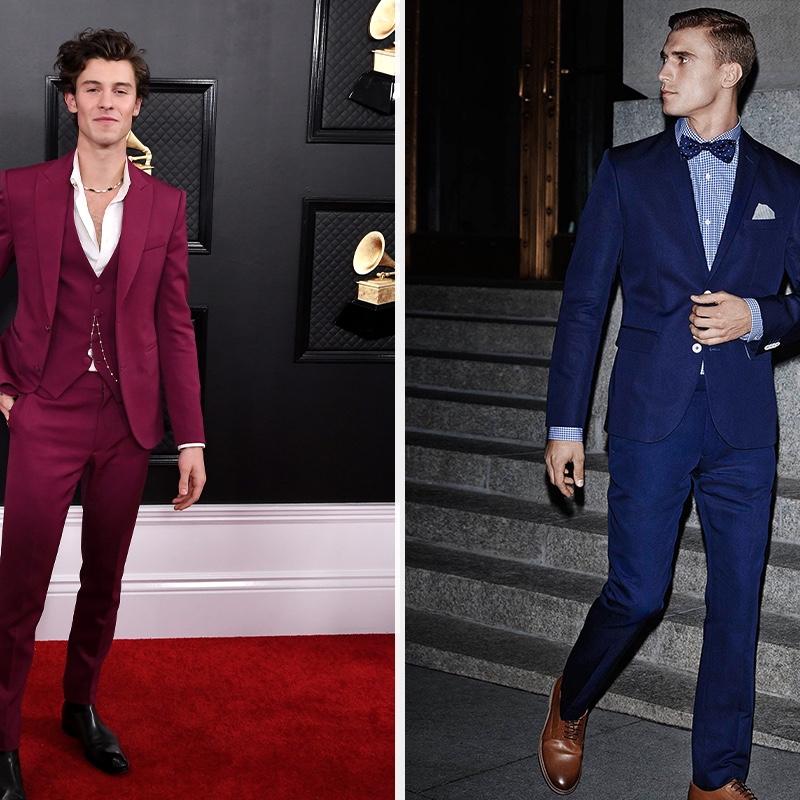 Welcome party example attire for men.