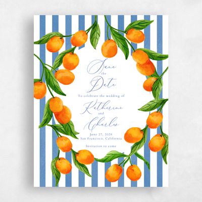 Blue Wedding Save the Date - Tropea Classic