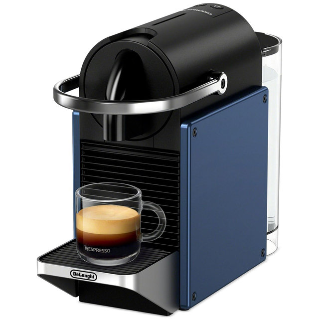 Nespresso Pixie Espresso Machine by De'Longhi, Dark Blue