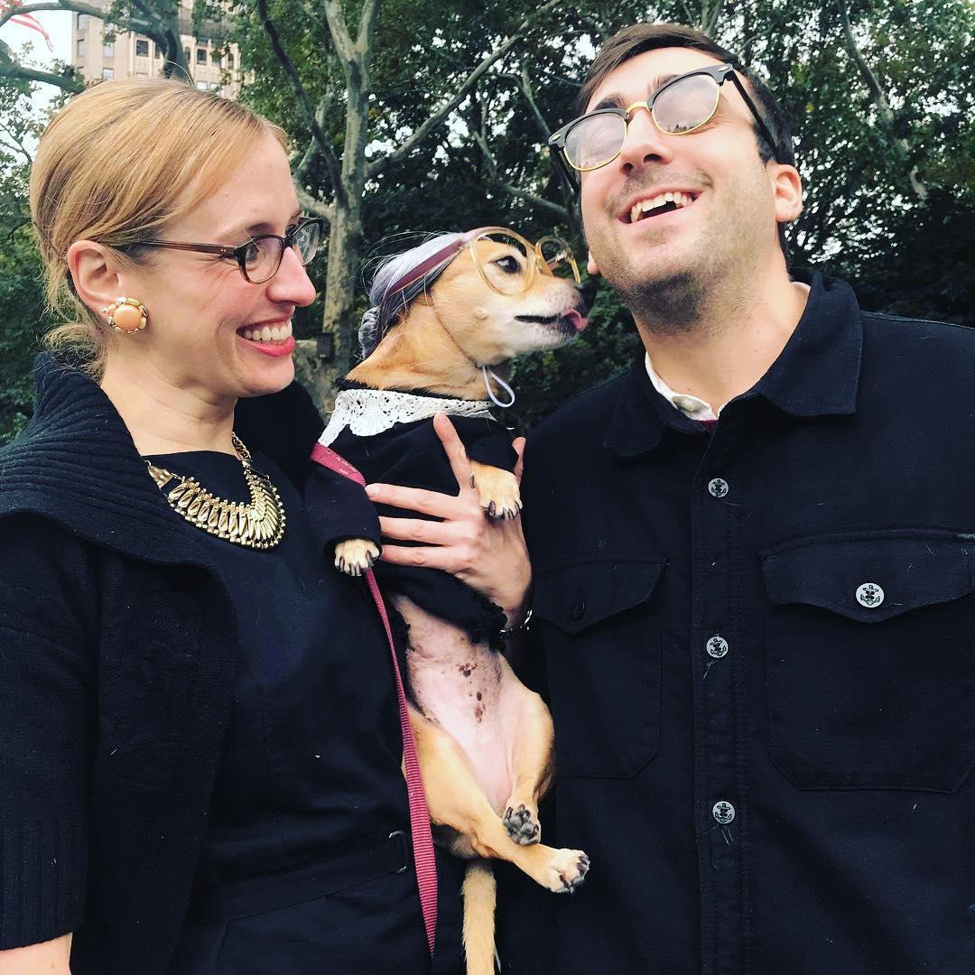 Ruth and Ruth and Marty GinsVern.