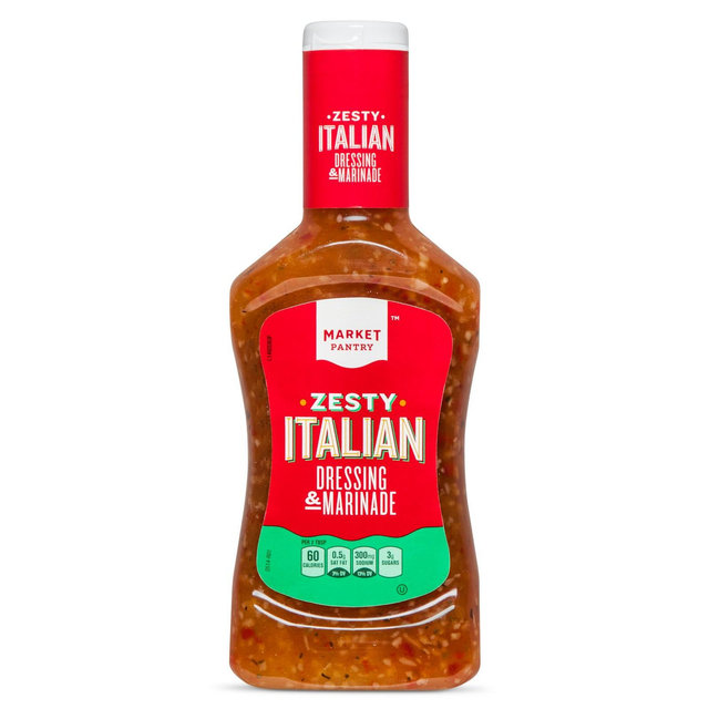 Zesty Italian Dressing & Marinade - 16fl oz - Market Pantry™