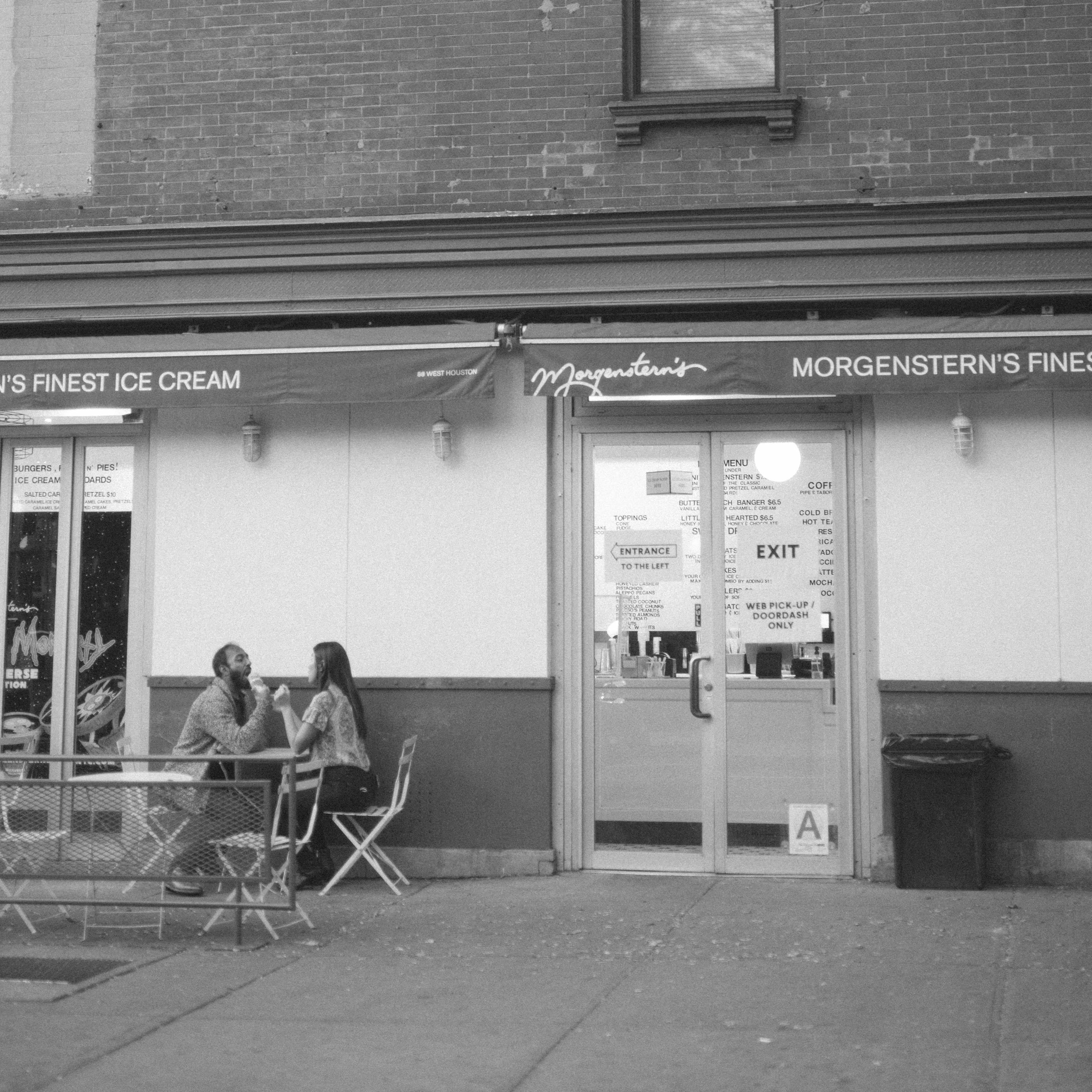 One of our first date spots: Morgenstern's Finest Ice Cream in NYC