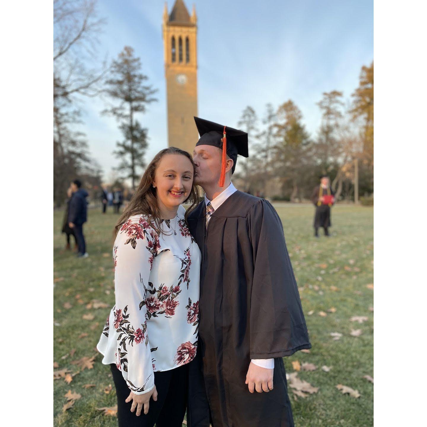 Carter's college graduation