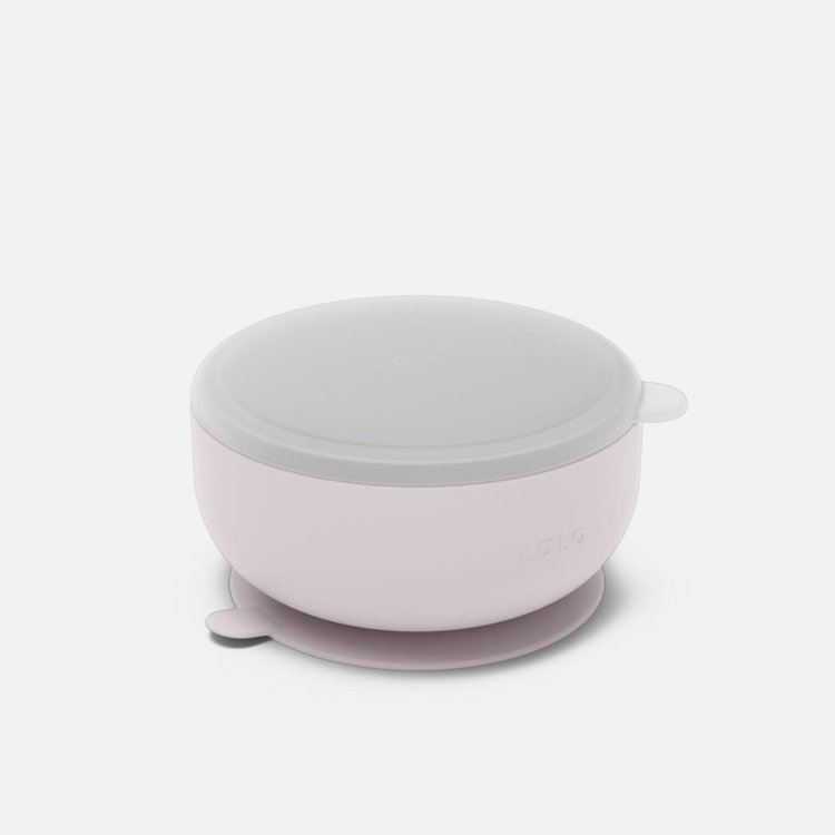 Lalo, Suction Bowl with Lid, Set of 2 | Zola Baby