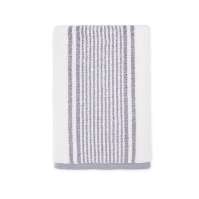 Bee & Willow™ Carlyle Stripe Bath Towel in Grey