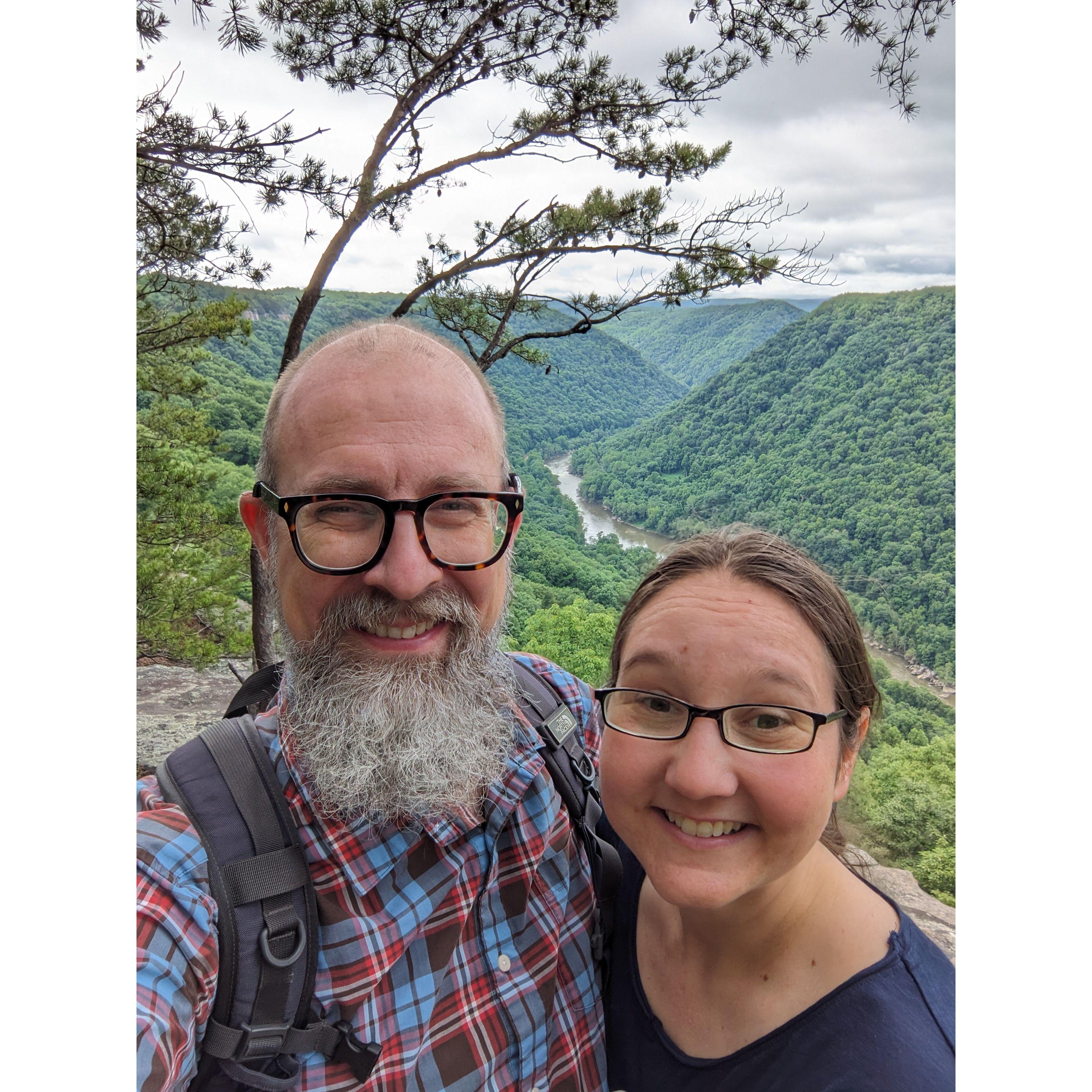 High above the New River in West Virginia