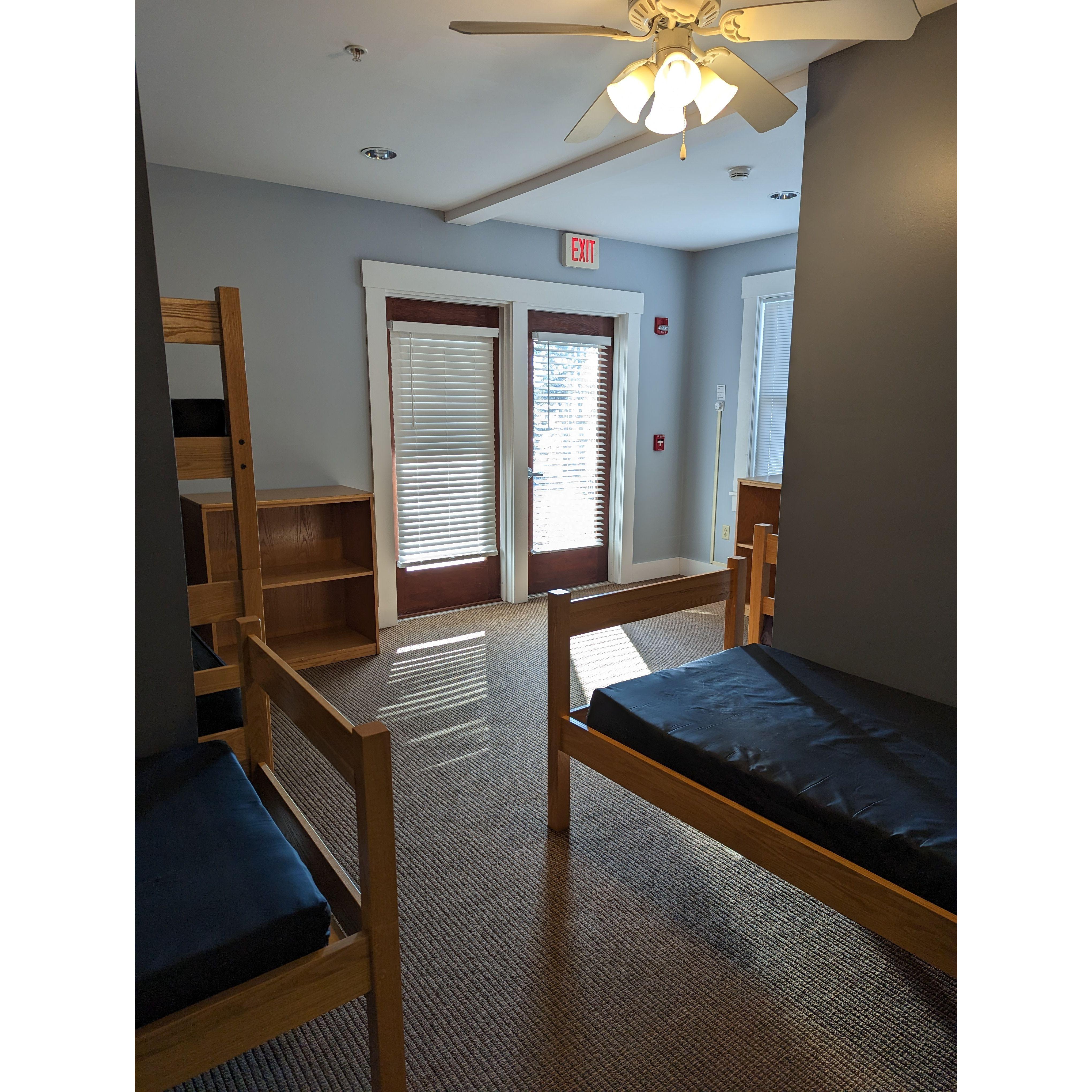 Rustic Sleeping Accommodations - Wegman House