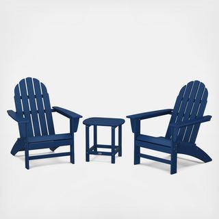 Vineyard 3-Piece Outdoor Adirondack Set