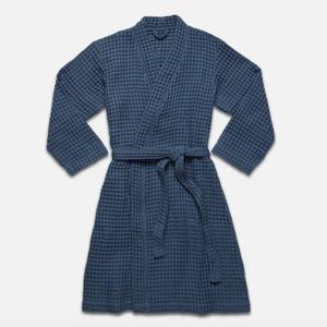 Brooklinen Dreamweave Waffle Robe - M, Abyss (Chris)
