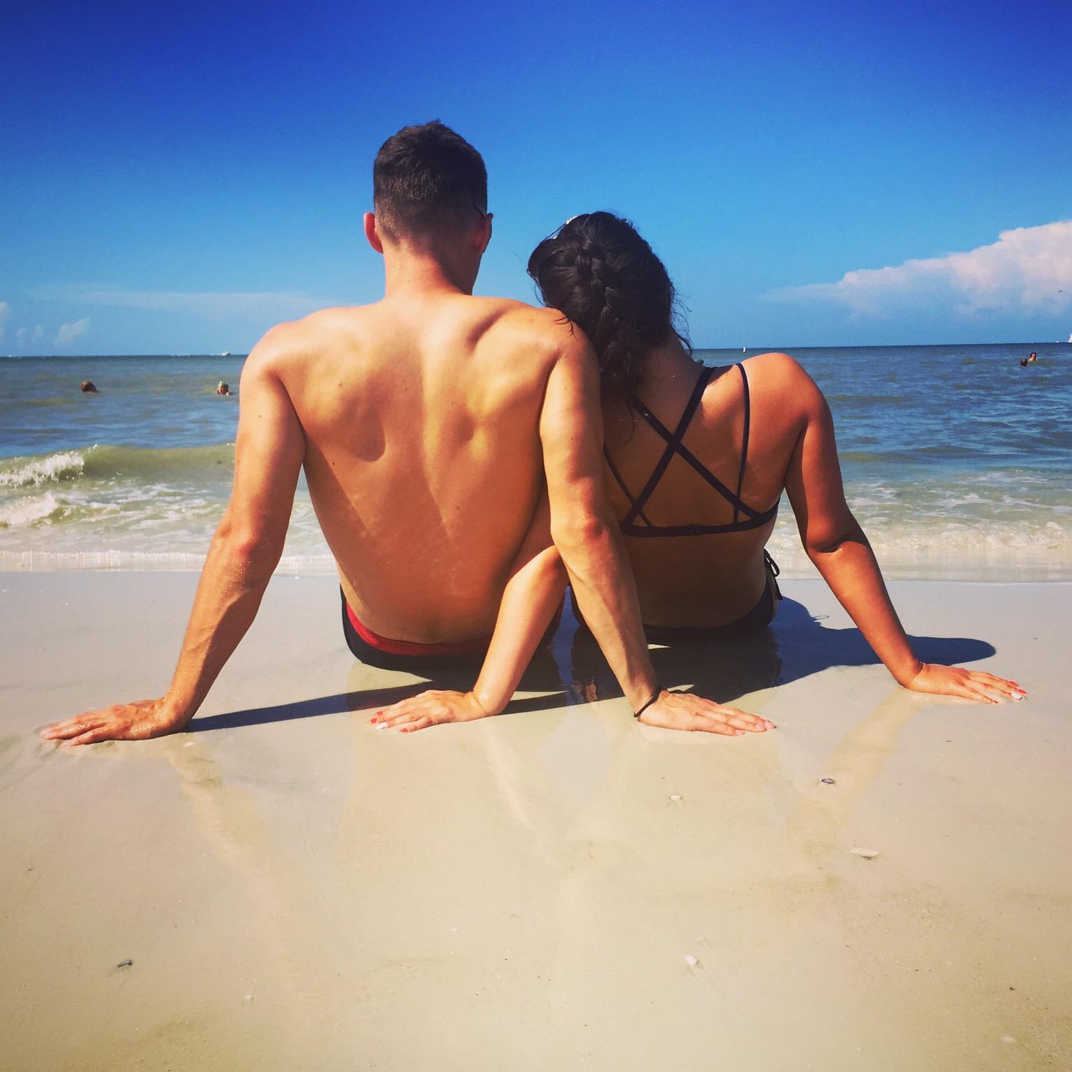 Our first vacation together.
