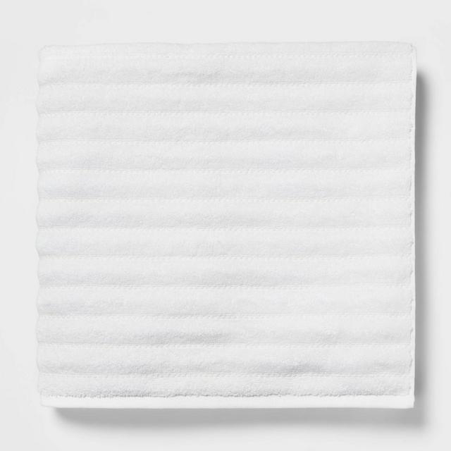 Performance Plus Bath Towel White Striped - Threshold™