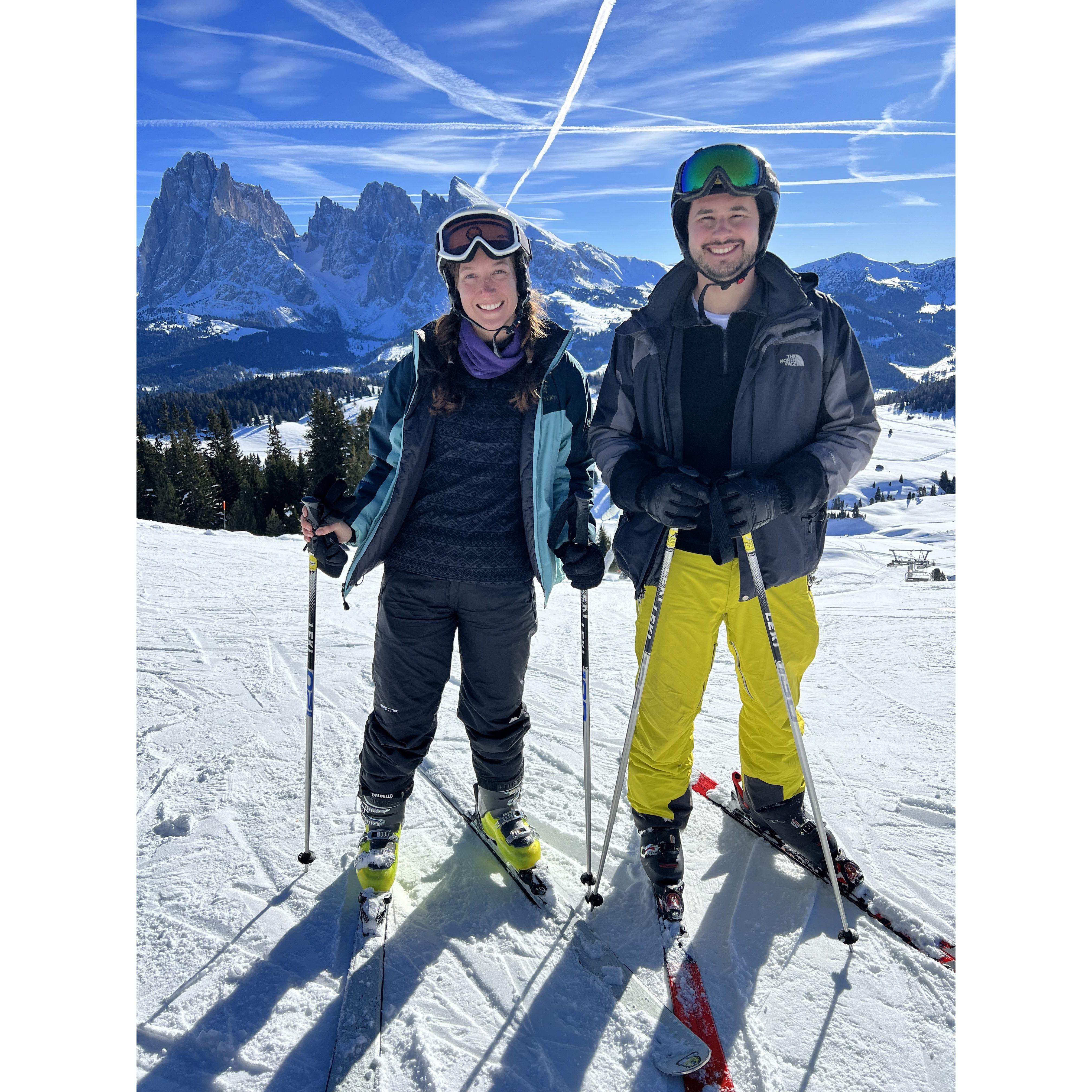 Alpe di Suisi, Italy January 2024