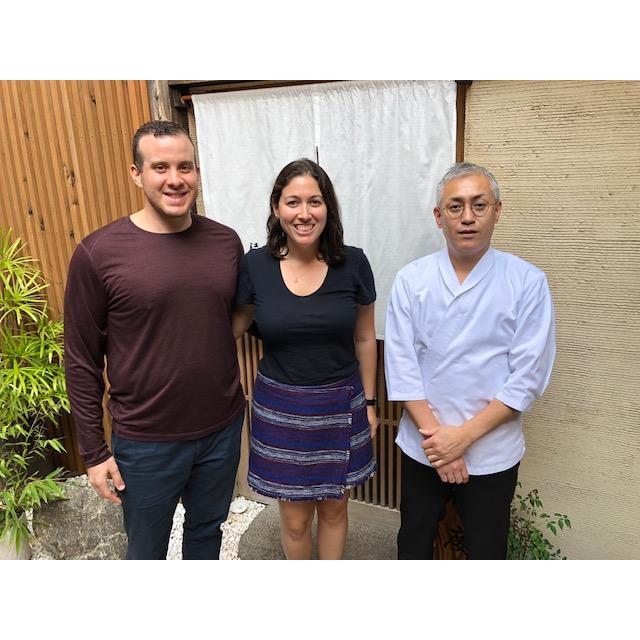 After the best meal of our lives at Sushi Tsu in Roppongi.