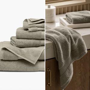 Boll & Branch Plush 6-Piece Organic Cotton Bath Towel Set