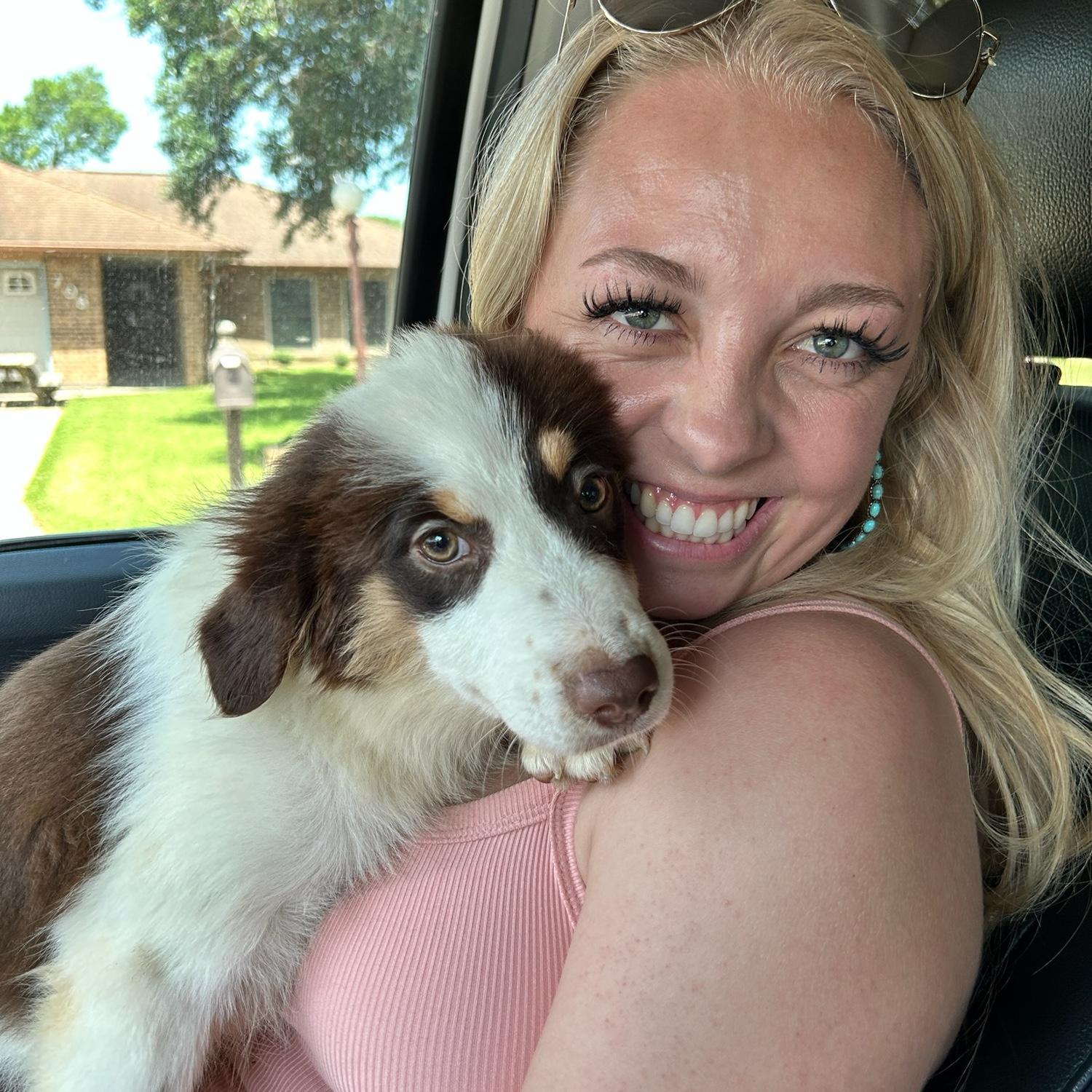 Bailey bought a puppy!